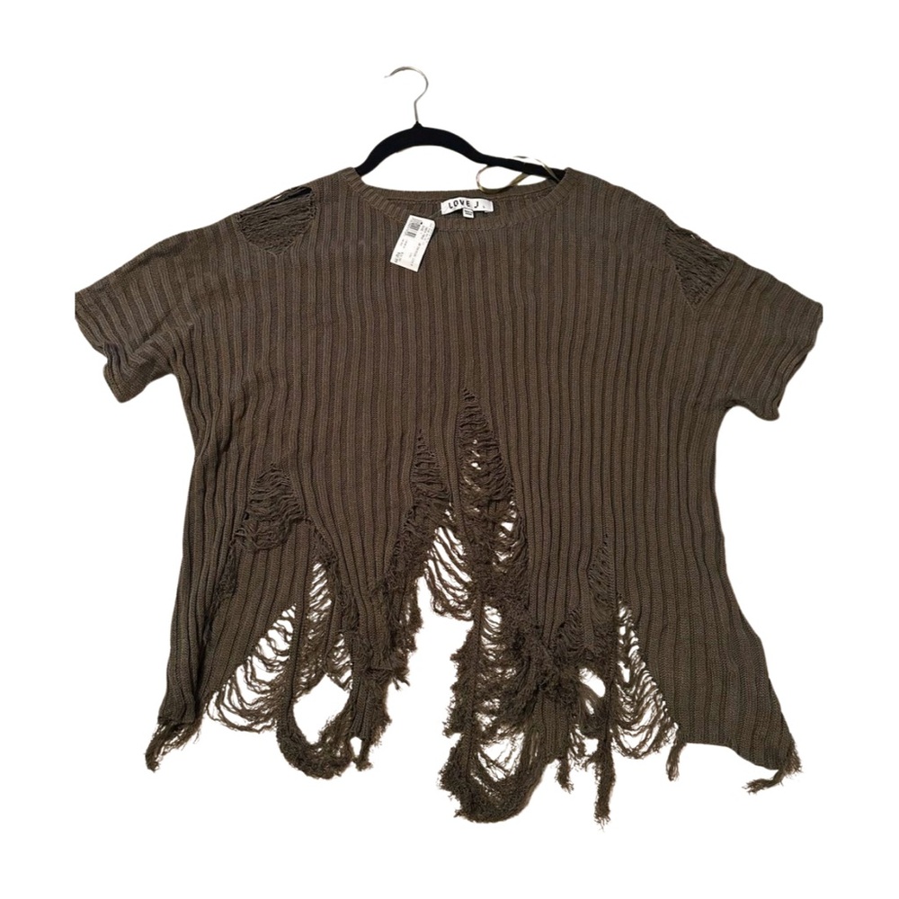 Distressed Fringe Distressed Top